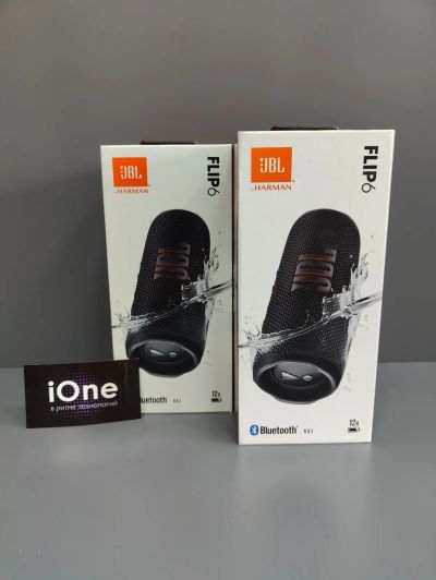 Лот: 19977026. Фото: 1. JBL Flip 6 Black (Новый). Портативные, беспроводные колонки