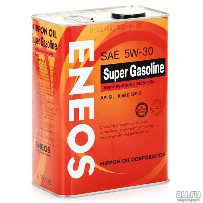 Лот: 9323403. Фото: 1. Eneos Super Gasoline SL, 5W-30... Масла, жидкости