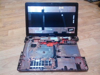 Лот: 10038428. Фото: 1. Корпус для ноутбука packard bell... Корпуса, блоки питания