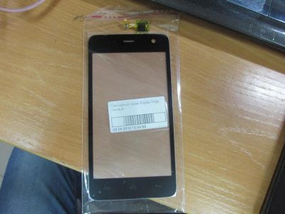 Лот: 10576382. Фото: 1. Сенсорный экран Explay Vega черный. Дисплеи, дисплейные модули, тачскрины