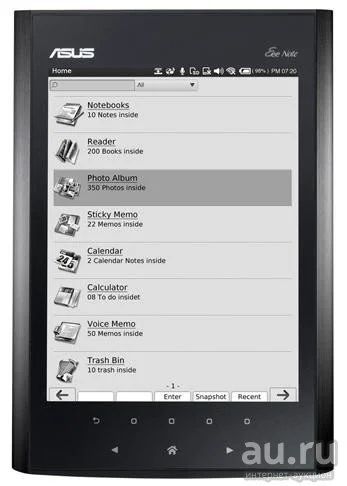 Лот: 13235026. Фото: 1. Электронная книга Asus eee note... Другое (электронные книги, аксессуары)