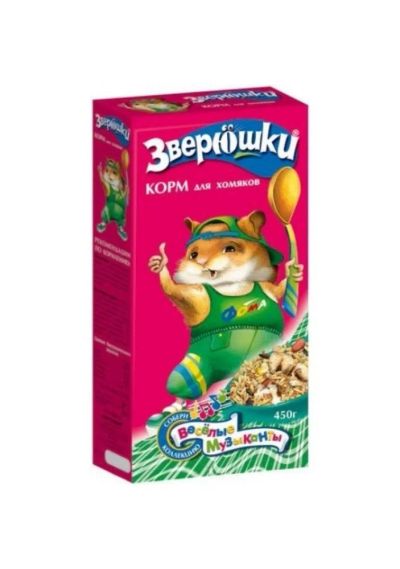 Лот: 5854588. Фото: 1. Корм Зоомир Зверюшки для хомяков... Корма