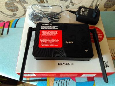 Лот: 8176043. Фото: 1. Маршрутизатор (роутер) ZyXEL Keenetic... Маршрутизаторы (роутеры)