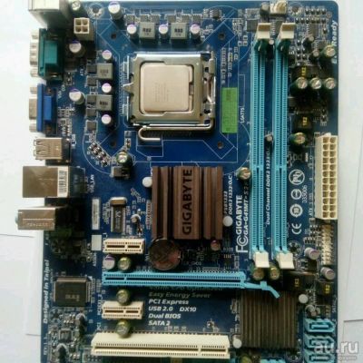 Лот: 14754739. Фото: 1. Gigabyte LGA775 GA-G41MT-S2P G41... Материнские платы