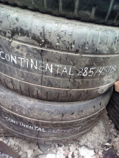 Лот: 10252413. Фото: 1. 285/45 R19 Continental пара. Шины