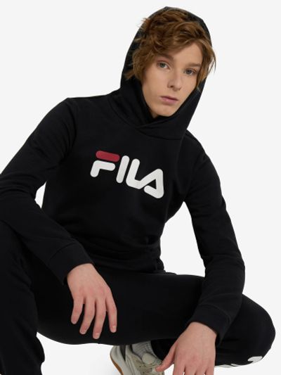 Лот: 25549471. Фото: 1. Худи для мальчиков FILA, Черный. Другое (спортивная одежда)