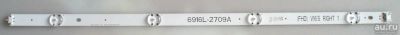 Лот: 13306155. Фото: 1. LCD LED подсветка, стринг светодиодный... Запчасти для телевизоров, видеотехники, аудиотехники