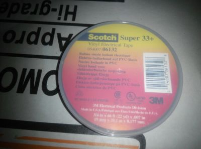 Лот: 7457253. Фото: 1. Изолента 3M Scotch Super 33+. Другое (электрооборудование)