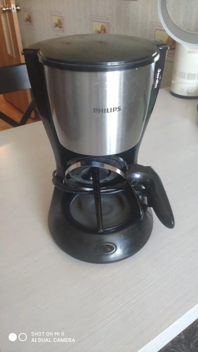 Лот: 16035323. Фото: 1. Кофеварка Philips HD 7457. Чайники, кофемашины, кулеры