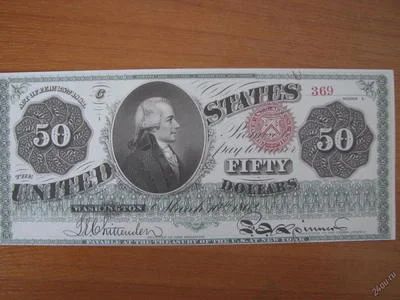 Лот: 5096522. Фото: 1. США 50 долларов 1860 года. Америка
