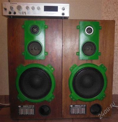 Лот: 2687615. Фото: 1. Амфитон 35АС-018 + Radiotehnika... Активные акустические системы