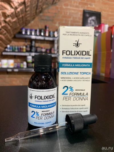 Лот: 18312164. Фото: 1. Миноксидил Folixidil 2% Для Женщин... Уход за волосами 