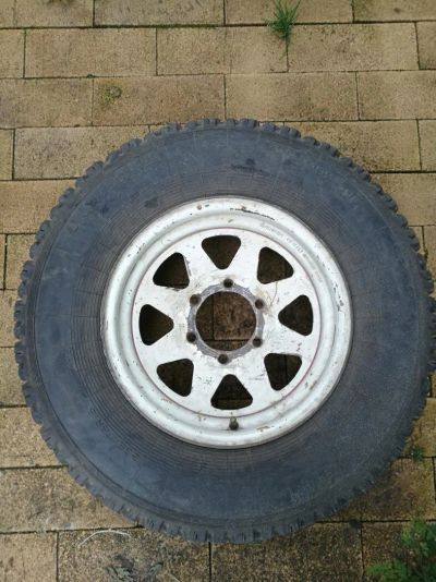 Лот: 10627589. Фото: 1. Запасное колесо с Nissan Terrano. Шины на дисках