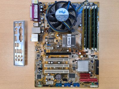 Лот: 17278535. Фото: 1. Комплект Материнская плата Asus... Материнские платы