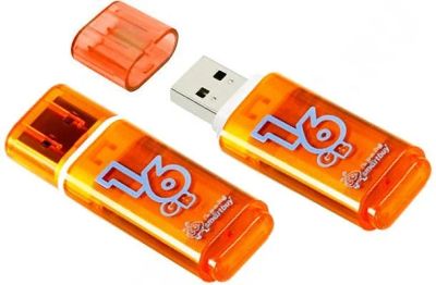 Лот: 9223085. Фото: 1. USB 16 Gb Smart Buy Glossy series. USB-флеш карты