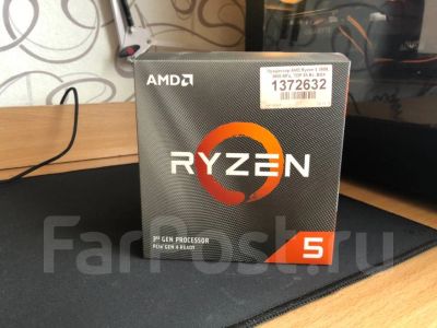 Лот: 20586509. Фото: 1. Процессор AM4 AMD Ryzen 5 3600... Процессоры