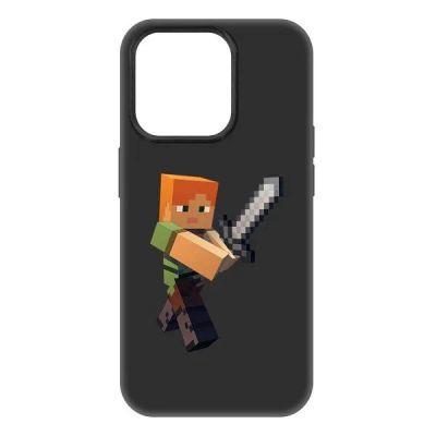 Лот: 25062363. Фото: 1. Чехол Krutoff Soft Case Minecraft... Чехлы, бамперы