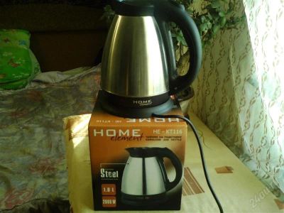 Лот: 828366. Фото: 1. чайник home element he-kt116 новый. Чайники, кофемашины, кулеры