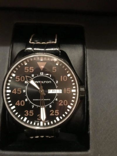 Лот: 11004960. Фото: 1. Часы Hamilton Khaki Aviation Pilot. Оригинальные наручные часы