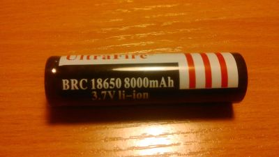 Лот: 7366830. Фото: 1. Аккумулятор brc 18650 8000mAh... Батарейки, аккумуляторы, элементы питания