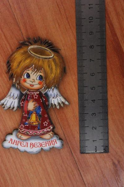 Лот: 3567424. Фото: 1. Магнит Кузя "Ангел везения". Магниты сувенирные