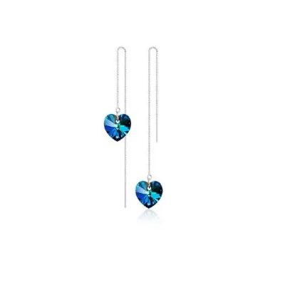 Лот: 3361010. Фото: 1. Серьги Austria Crystal. Серьги, каффы