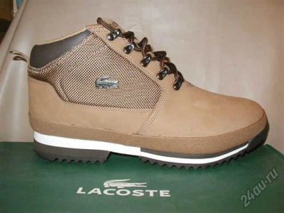 Лот: 5932222. Фото: 1. Ботинки кожа зима Lacoste р.43... Ботинки, полуботинки