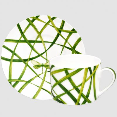 Лот: 24937090. Фото: 1. Чайная пара Taitu Life In Green. Кружки, стаканы, бокалы