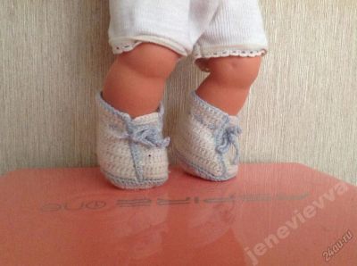 Лот: 5817266. Фото: 1. Носки пинетки кукольные одежда... Куклы