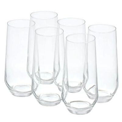 Лот: 24087619. Фото: 1. Стакан 450 мл, стекло, 6 шт, Cristal... Кружки, стаканы, бокалы