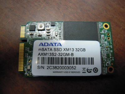 Лот: 8910544. Фото: 1. SSD диск скоростной A-Data - 32GB... SSD-накопители