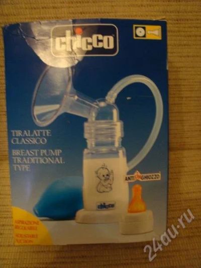Лот: 210139. Фото: 1. Молокоотсос с грушей Chicco. Другое (дети растут)