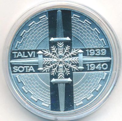 Лот: 20008103. Фото: 1. Финляндия Медаль жетон Talvisota... Сувенирные
