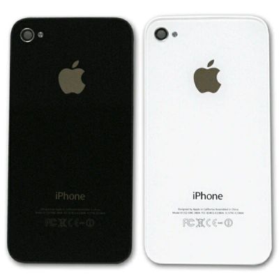 Лот: 11903067. Фото: 1. Задняя крышка для iPhone 4(черная... Корпуса, клавиатуры, кнопки