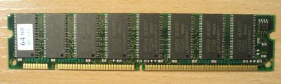 Лот: 25310419. Фото: 1. RAM DIMM, оперативная память 64Mb... Оперативная память