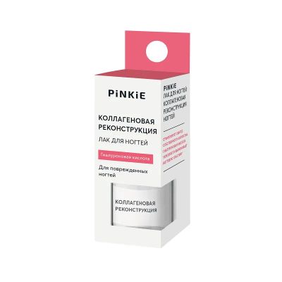 Лот: 24963723. Фото: 1. Pinkie Лак для ногтей Коллагеновая... Лекарства
