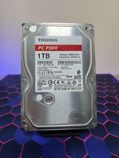 Лот: 24787492. Фото: 1. HDD 1 Tb/Toshiba/SATA3/3,5". Жёсткие диски (HDD)