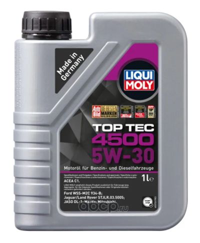 Лот: 20073196. Фото: 1. LIQUI MOLY НС-синт. мот.масло... Масла, жидкости