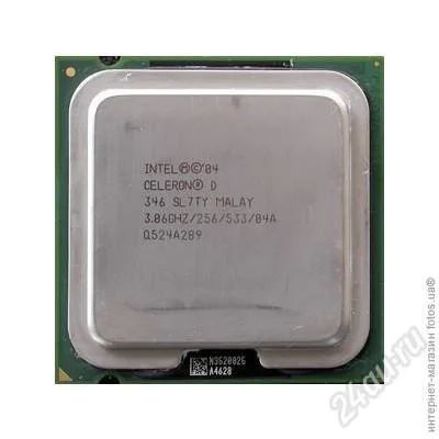 Лот: 2764818. Фото: 1. Intel Celeron D 346 Prescott... Процессоры