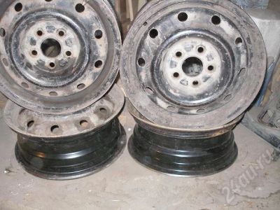 Лот: 663278. Фото: 1. Диски SUBARU R14, 5х100 - 4 шт. Диски