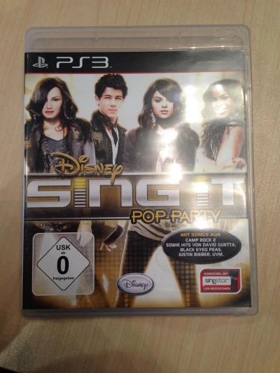 Лот: 3267567. Фото: 1. Disney Sing It Pop Party PlayStation... Игры для консолей