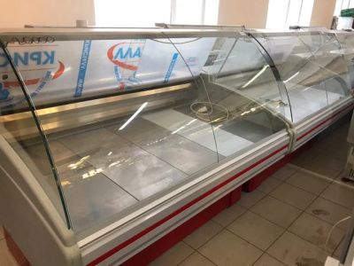 Лот: 15093346. Фото: 1. Витрина холодильная б/у -широкая... Холодильное