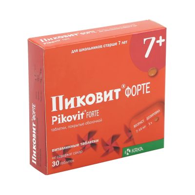 Лот: 23717247. Фото: 1. Пиковит форте таб.п о №30. Лекарства