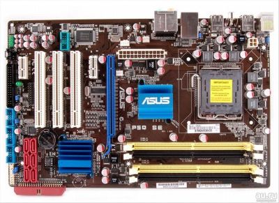Лот: 8616147. Фото: 1. Asus P5Q-SE (LGA775, 4xDDR2 1200... Материнские платы