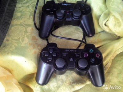 Лот: 6575016. Фото: 1. 2 джойстика на Playstation-3(оригинал... Запчасти для игровых приставок, консолей
