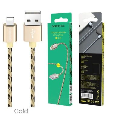 Лот: 22150302. Фото: 1. Кабель BOROFONE Lighting BX-24... Дата-кабели, переходники