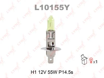 Лот: 8762537. Фото: 1. Лампа LYNXauto L10155Y H1 12V... Оптика и освещение
