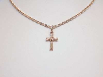 Лот: 14536638. Фото: 1. ЗОЛОТОЙ КРЕСТ 0,58 ГРАММ. Другое (ювелирные изделия, бижутерия, часы)