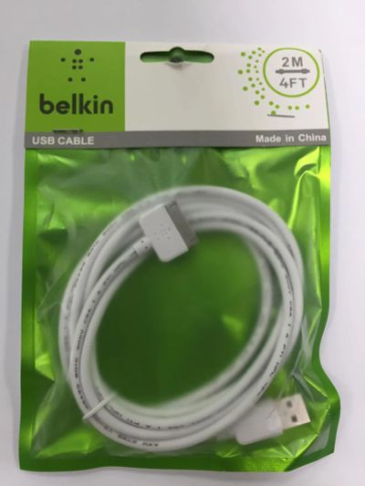 Лот: 7575872. Фото: 1. Кабель Belkin 2-метра для Iphone... Дата-кабели, переходники