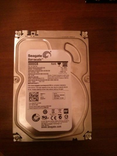 Лот: 4958525. Фото: 1. Винт 3 Tb. Жёсткие диски (HDD)